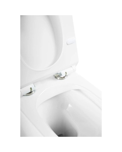 Комплект подвесной унитаз BelBagno Kraft BB064CHR + BB2111SC + система инсталляции BelBagno BB002-80 + BB007-PR-NERO.M