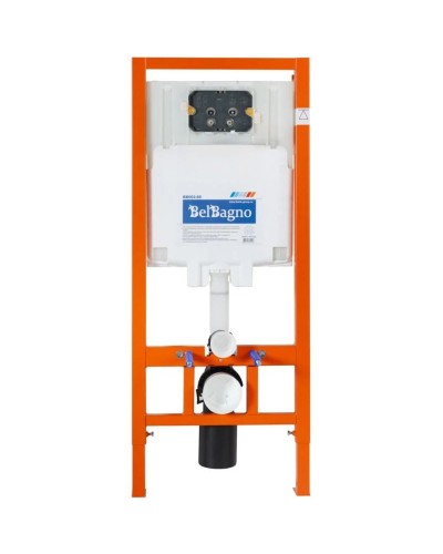 Комплект подвесной унитаз BelBagno Lucie BB063CHR + BB2111SC + система инсталляции BelBagno BB002-80 + BB005-PR-CHROME