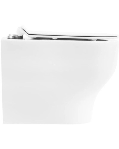 Комплект подвесной унитаз BelBagno Lucie BB063CHR + BB2111SC + система инсталляции BelBagno BB002-80 + BB005-PR-CHROME