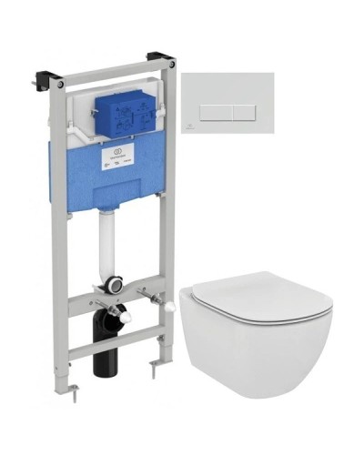 Комплект подвесной унитаз T355101 + система инсталляции  R020467 + R0121AA Ideal Standard Prosys Tesi T355101PTR0121AA