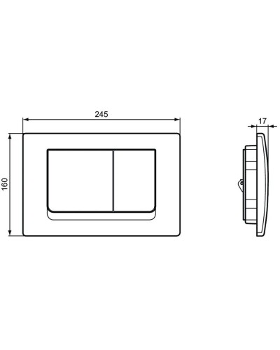 Комплект подвесной унитаз E047901 + E772401 + система инсталляции  R020467 + R0108AA Ideal Standard Prosys Connect E212701R0108AA