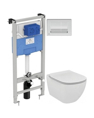 Комплект подвесной унитаз T007901 + T352701 + система инсталляции R020467 + R0108AA Ideal Standard Prosys Tesi T387201R0108AA