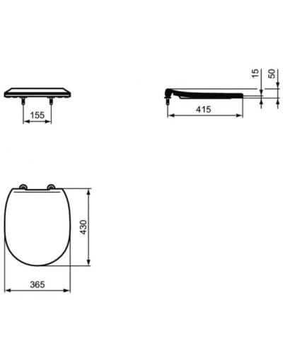 Комплект подвесной унитаз E822301 + система инсталляции  R020467 + R0108AA Ideal Standard Prosys Connect E8822301PCR0108AA