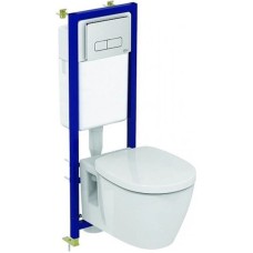 Комплект подвесной унитаз E803501 + E712701 + система инсталляции W3710AA Ideal Standard Te-Ma NEW Connect W880101