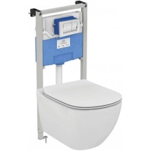 Комплект подвесной унитаз T007901 + T352701 + система инсталляции R020467 + R0108AA Ideal Standard Prosys Tesi T387201
