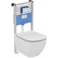 Комплект подвесной унитаз T007901 + T352701 + система инсталляции R020467 + R0108AA Ideal Standard Prosys Tesi T387201