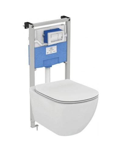 Комплект подвесной унитаз T007901 + T352701 + система инсталляции R020467 + R0108AA Ideal Standard Prosys Tesi T387201
