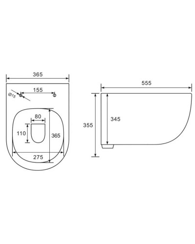 Комплект подвесной унитаз Vincea Evo VT1-34MB + система инсталляции Grohe 38811kf0