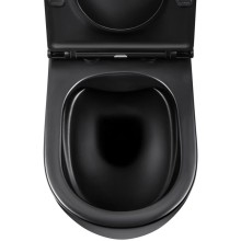 Комплект подвесной унитаз Vincea Evo VT1-34MB + система инсталляции Grohe 38811kf0