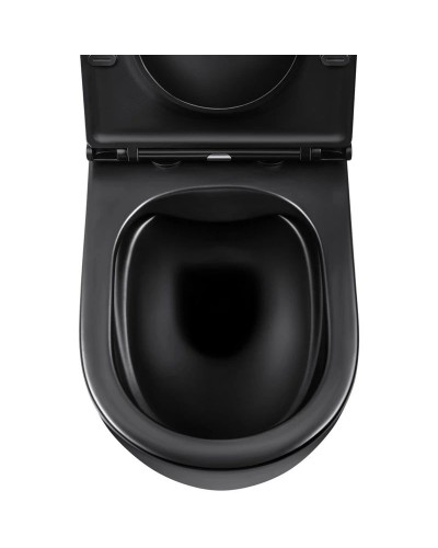 Комплект подвесной унитаз Vincea Evo VT1-34MB + система инсталляции Grohe 38811kf0