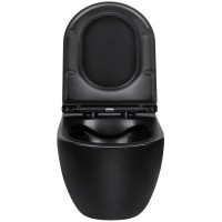 Комплект подвесной унитаз Vincea Evo VT1-34MB + система инсталляции Grohe 38811kf0