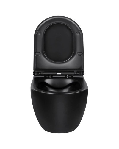 Комплект подвесной унитаз Vincea Evo VT1-34MB + система инсталляции Grohe 38811kf0