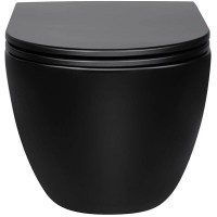 Комплект подвесной унитаз Vincea Evo VT1-34MB + система инсталляции Grohe 38811kf0