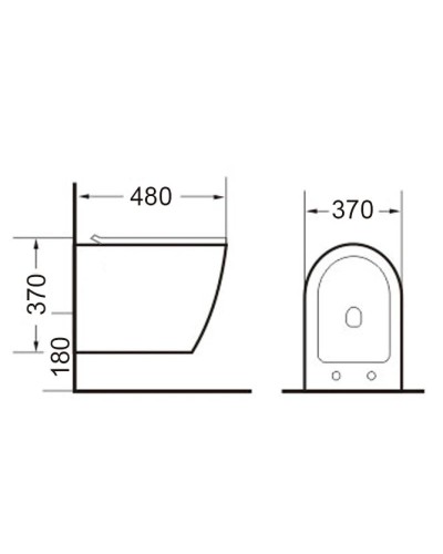 Комплект подвесной унитаз Timo Kulo TK-403 MB + система инсталляции Grohe 38811kf0