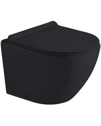 Комплект подвесной унитаз Timo Kulo TK-403 MB + система инсталляции Grohe 38811kf0