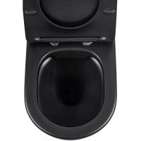 Комплект подвесной унитаз Vincea Piatti VT1-11MB + система инсталляции Grohe 38811kf0