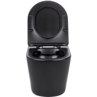 Комплект подвесной унитаз Vincea Piatti VT1-11MB + система инсталляции Grohe 38811kf0