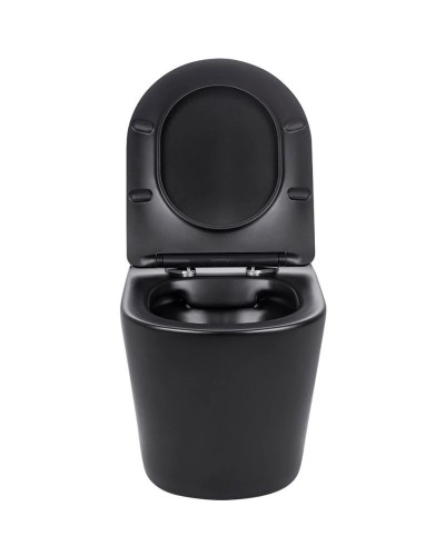 Комплект подвесной унитаз Vincea Piatti VT1-11MB + система инсталляции Grohe 38811kf0