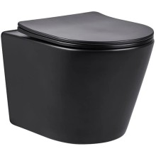 Комплект подвесной унитаз Vincea Piatti VT1-11MB + система инсталляции Grohe 38811kf0