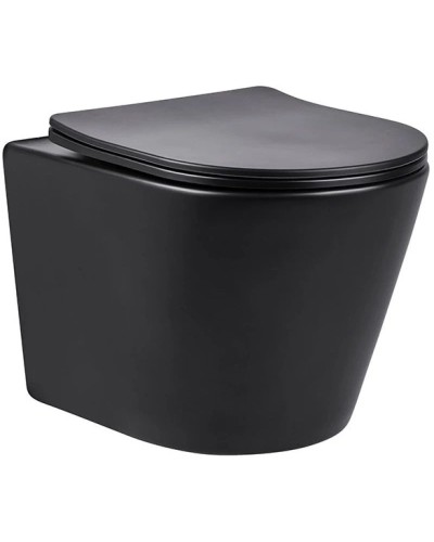 Комплект подвесной унитаз Vincea Piatti VT1-11MB + система инсталляции Grohe 38811kf0