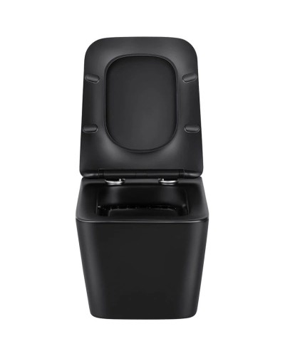 Комплект подвесной унитаз Vincea Q-Line VT1-12MB + система инсталляции Grohe 38811kf0