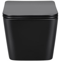 Комплект подвесной унитаз Vincea Q-Line VT1-12MB + система инсталляции Grohe 38811kf0