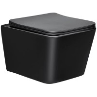 Комплект подвесной унитаз Vincea Q-Line VT1-12MB + система инсталляции Grohe 38811kf0