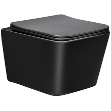 Комплект подвесной унитаз Vincea Q-Line VT1-12MB + система инсталляции Grohe 38811kf0