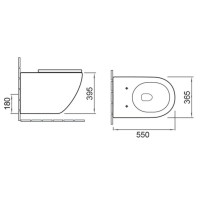 Комплект подвесной унитаз Vincea Globo VT1-14MB + система инсталляции Grohe 38811kf0