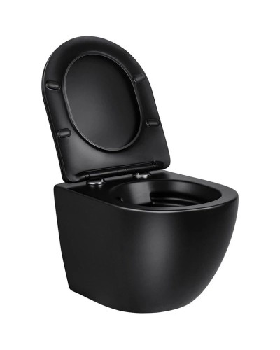 Комплект подвесной унитаз Vincea Globo VT1-14SMB + система инсталляции Grohe 38811kf0