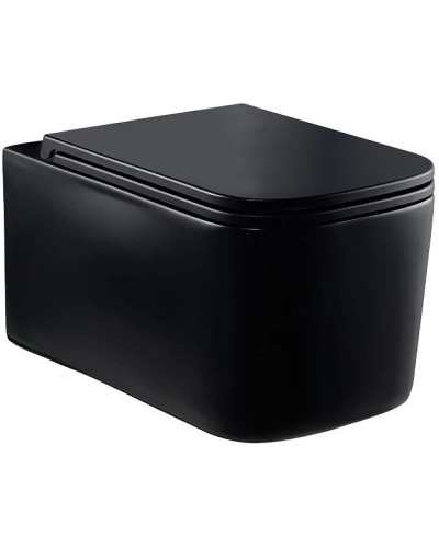 Комплект подвесной унитаз Vincea Ultra VT1-32MB + система инсталляции Grohe 38811kf0