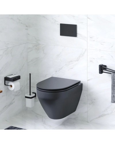 Комплект подвесной унитаз Am.Pm Spirit V2.0 C701700MBSC + система инсталляции Grohe 38811kf0