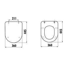 Комплект подвесной унитаз Creavit Free FE322-11SM00E-0000 + KC0903.01.1400E + система инсталляции Grohe 38811kf0