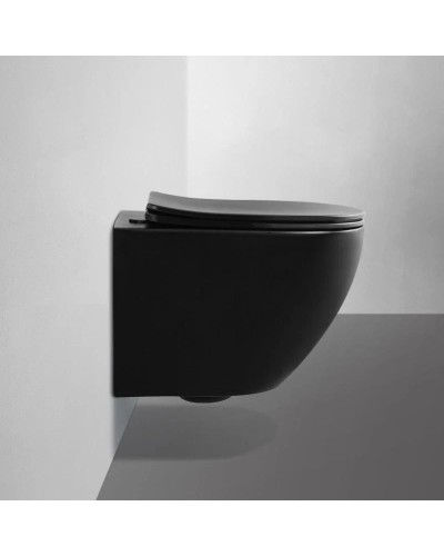 Комплект подвесной унитаз Abber Bequem AC1100MB + система инсталляции Grohe 38811kf0