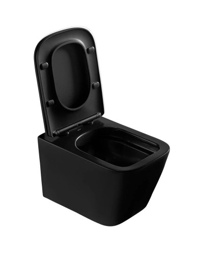 Комплект подвесной унитаз Abber Rechteck AC1200MB + система инсталляции Grohe 38811kf0