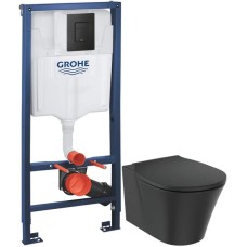Комплект подвесной унитаз Ideal Standard Connect Air AquaBlade E0054V3 + E0368V3 + система инсталляции Grohe 38811kf0