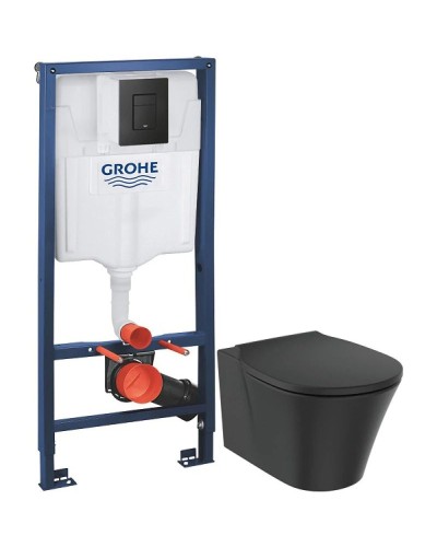 Комплект подвесной унитаз Ideal Standard Connect Air AquaBlade E0054V3 + E0368V3 + система инсталляции Grohe 38811kf0