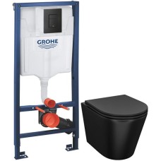 Комплект подвесной унитаз IDDIS Calipso CALR3BMi25 + система инсталляции Grohe 38811kf0