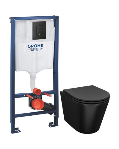 Комплект подвесной унитаз IDDIS Calipso CALR3BMi25 + система инсталляции Grohe 38811kf0