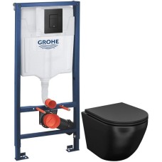 Комплект подвесной унитаз IDDIS Blanco BLAR3BMi25 + система инсталляции Grohe 38811kf0