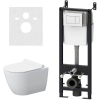 Комплект подвесной унитаз + система инсталляции Damixa Apollo DX22.IS10101.1700