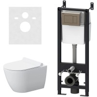 Комплект подвесной унитаз + система инсталляции Damixa Apollo DX22.IS10151.1700