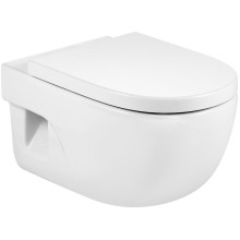 Комплект унитаза Roca Meridian N 346247000+8012A200B с инсталляцией Geberit Duofix Plattenbau Delta UP100 458.125.21.1 с сиденьем Микролифт и клавишей смыва Хром