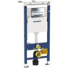 Комплект унитаза Roca Meridian N 346247000+8012A200B с инсталляцией Geberit Duofix Plattenbau Delta UP100 458.125.21.1 с сиденьем Микролифт и клавишей смыва Хром