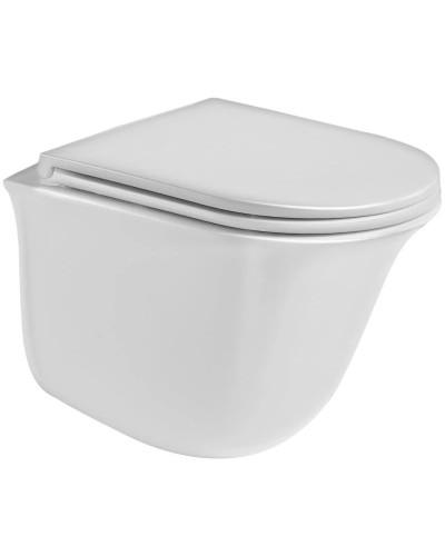 Комплект подвесной унитаз WeltWasser Telbach 004GL-WT + система инсталляции Tece 9400412