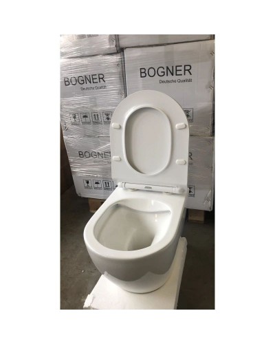 Комплект подвесной унитаз Bogner BR-4477 + система инсталляции Tece 9400412