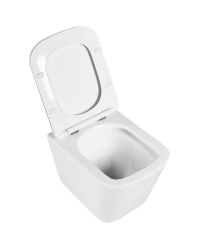 Комплект подвесной унитаз BelBagno Due BB3103CHR/SC + система инсталляции Tece 9400412