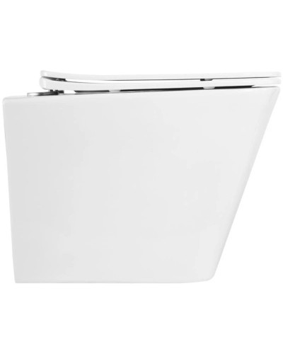 Комплект подвесной унитаз BelBagno Due BB3103CHR/SC + система инсталляции Tece 9400412