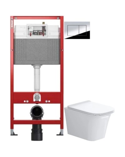 Комплект подвесной унитаз Grossman GR-4463S + система инсталляции Tece 9400412