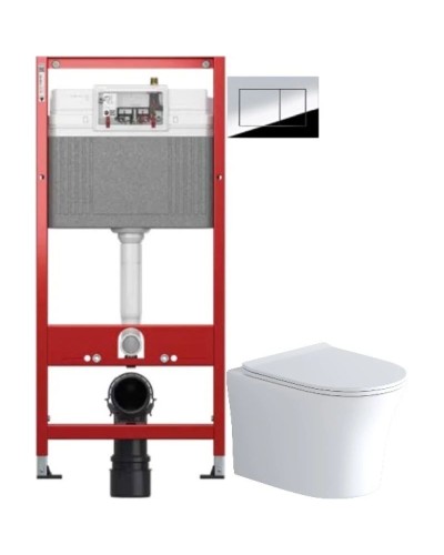 Комплект подвесной унитаз Grossman GR-4475S + система инсталляции Tece 9400412